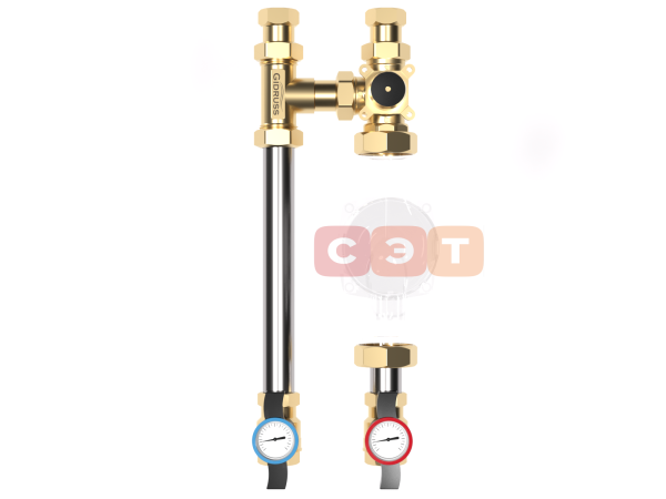 NGSS-20C (нерж., ¾″, 90 мм, поворотный смеситель Wester KVs 6.3)